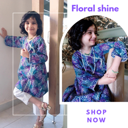 Kids Eid Collection ( Floral Shine )