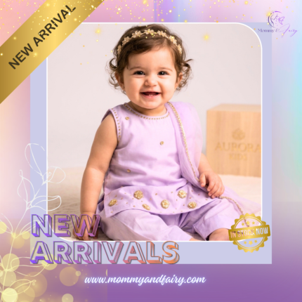 Pastel Lilac Summer Cotton Suit  (1-6 Years)